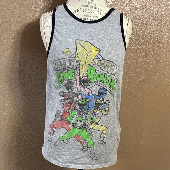 Power Ranger | Shirts | Power Ranger Gray Tank Pm | Poshmark